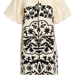 Free People - Fiona Embroidered Mini Dress